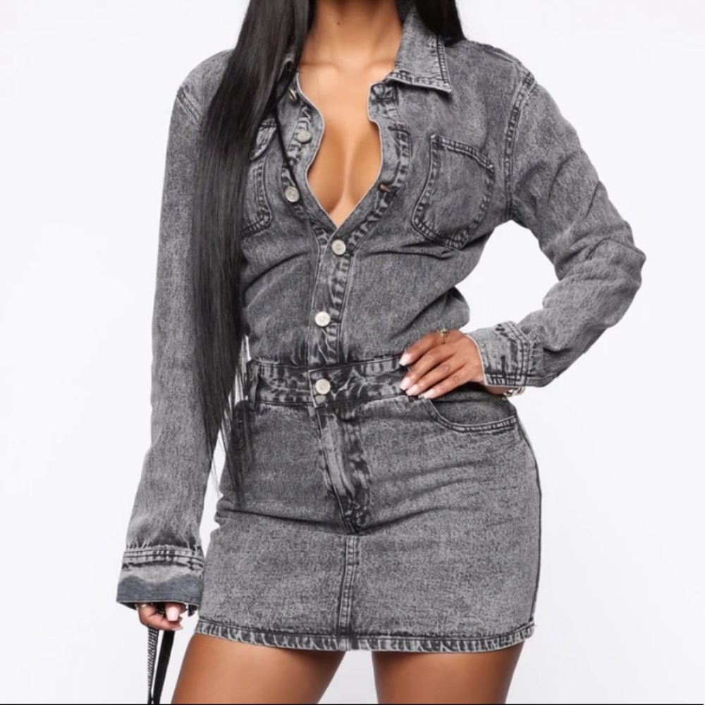 Denim Mini Dress